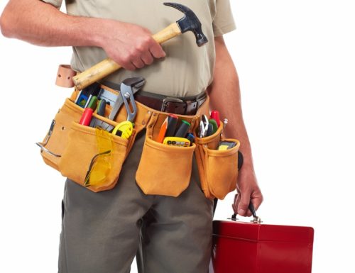 Handyman with a tool belt.